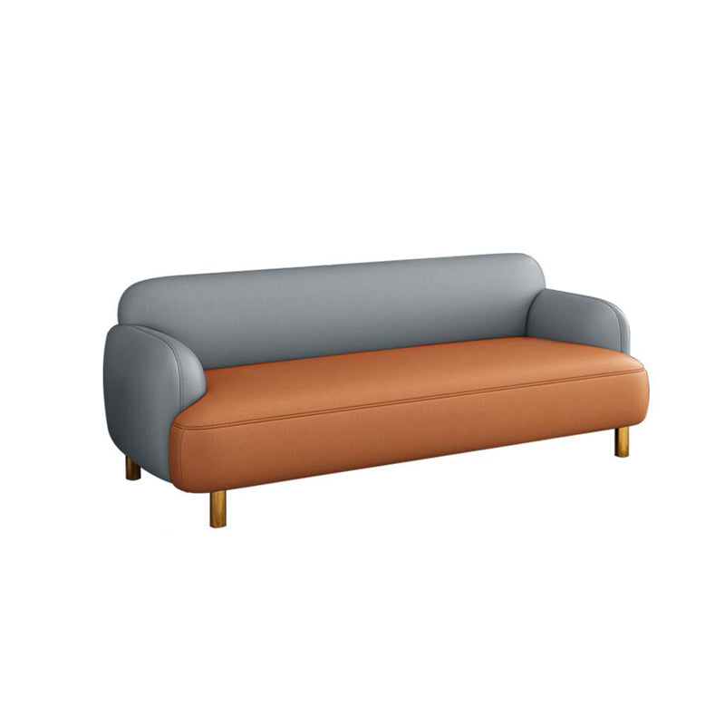 Glam verzonken ARM SETTEE FAUX LEREN ZITING VOOR LIDE ROOM