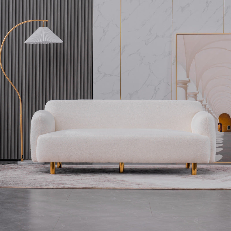 Glam verzonken ARM SETTEE FAUX LEREN ZITING VOOR LIDE ROOM