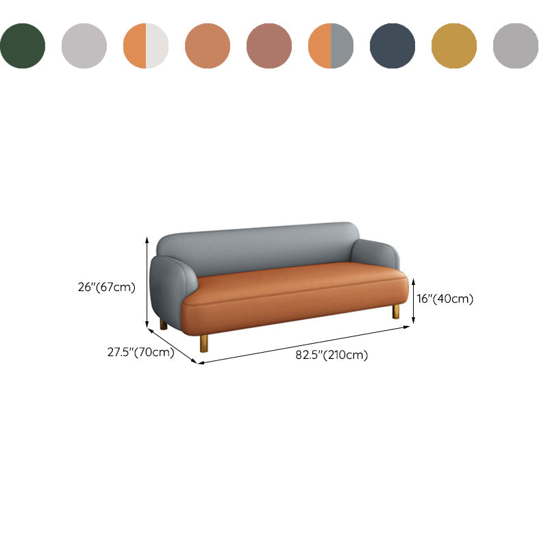 Glam verzonken ARM SETTEE FAUX LEREN ZITING VOOR LIDE ROOM
