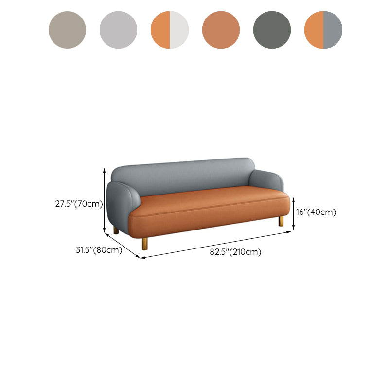 Glam verzonken ARM SETTEE FAUX LEREN ZITING VOOR LIDE ROOM