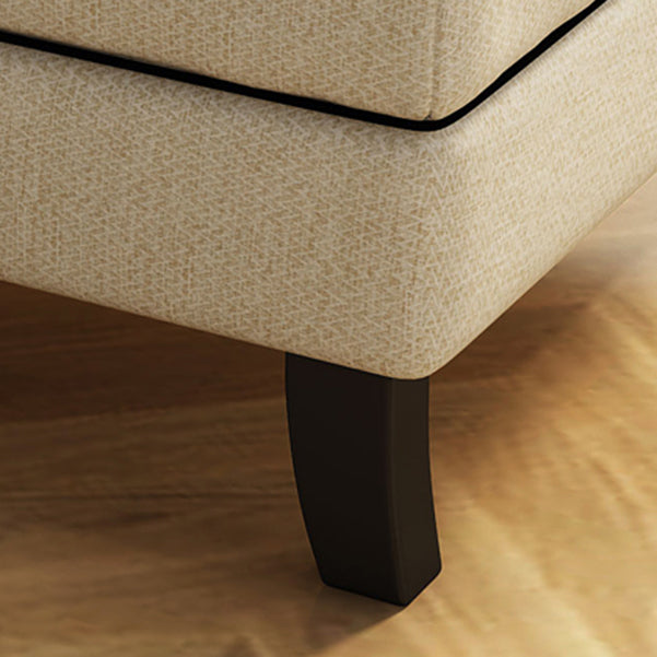 Chaise tapizado de estilo moderno para salón, sillón con brazos redondos