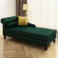 Chaise tapizado de estilo moderno para salón, sillón con brazos redondos