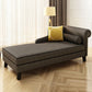 Chaise tapizado de estilo moderno para salón, sillón con brazos redondos