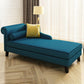 Chaise tapizado de estilo moderno para salón, sillón con brazos redondos