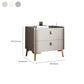 Classic Glam Bedside Cabinet Stone Bed Nightstand with 2 Drawers Clearhalo 'Bedroom Furniture' 'furn' 'furn_night_stand' 'Furniture' 'night_stand' 'Nightstands' 6777658