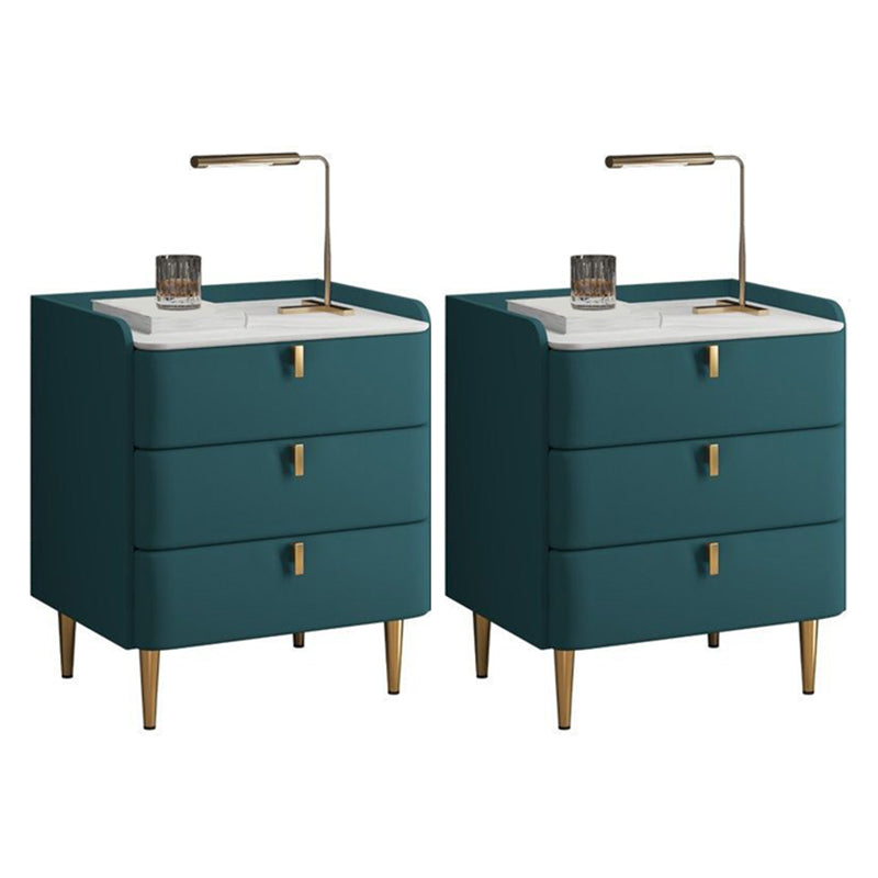 Klassiker Glamett Nachttisch Steinbettschrank mit 3 Schubladen