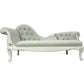 Living Room Rolled Arms Chaise Luxury Style Chaise Lounge with Button Tufted Tech Cloth Gray Left-Arm Chaise Clearhalo 'Chairs & Seating' 'Chaise Lounge' 'chaise_lounge' 'furn' 'furn_chaise_lounge' 'Furniture' 'Living Room Furniture' 6777752