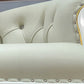 Living Room Rolled Arms Chaise Luxury Style Chaise Lounge with Button Tufted Clearhalo 'Chairs & Seating' 'Chaise Lounge' 'chaise_lounge' 'furn' 'furn_chaise_lounge' 'Furniture' 'Living Room Furniture' 6777763