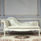 Living Room Rolled Arms Chaise Luxury Style Chaise Lounge with Button Tufted Genuine Leather Gray Left-Arm Chaise Clearhalo 'Chairs & Seating' 'Chaise Lounge' 'chaise_lounge' 'furn' 'furn_chaise_lounge' 'Furniture' 'Living Room Furniture' 6777772