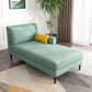 Modern Style Upholstered Chaise Living Room Square Arms Chaise