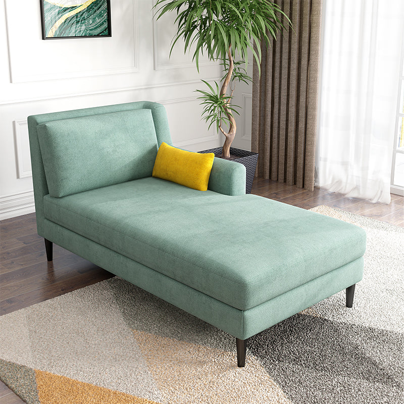 Modern Style Upholstered Chaise Living Room Square Arms Chaise