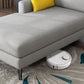 Modern Style Upholstered Chaise Living Room Square Arms Chaise