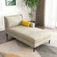 Modern Style Upholstered Chaise Living Room Square Arms Chaise