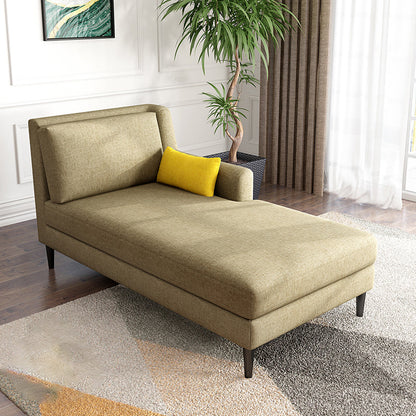 Modern Style Upholstered Chaise Living Room Square Arms Chaise