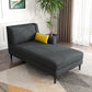 Modern Style Upholstered Chaise Living Room Square Arms Chaise