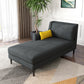 Modern Style Upholstered Chaise Living Room Square Arms Chaise