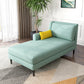 Modern Style Upholstered Chaise Living Room Square Arms Chaise