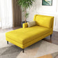 Modern Style Upholstered Chaise Living Room Square Arms Chaise