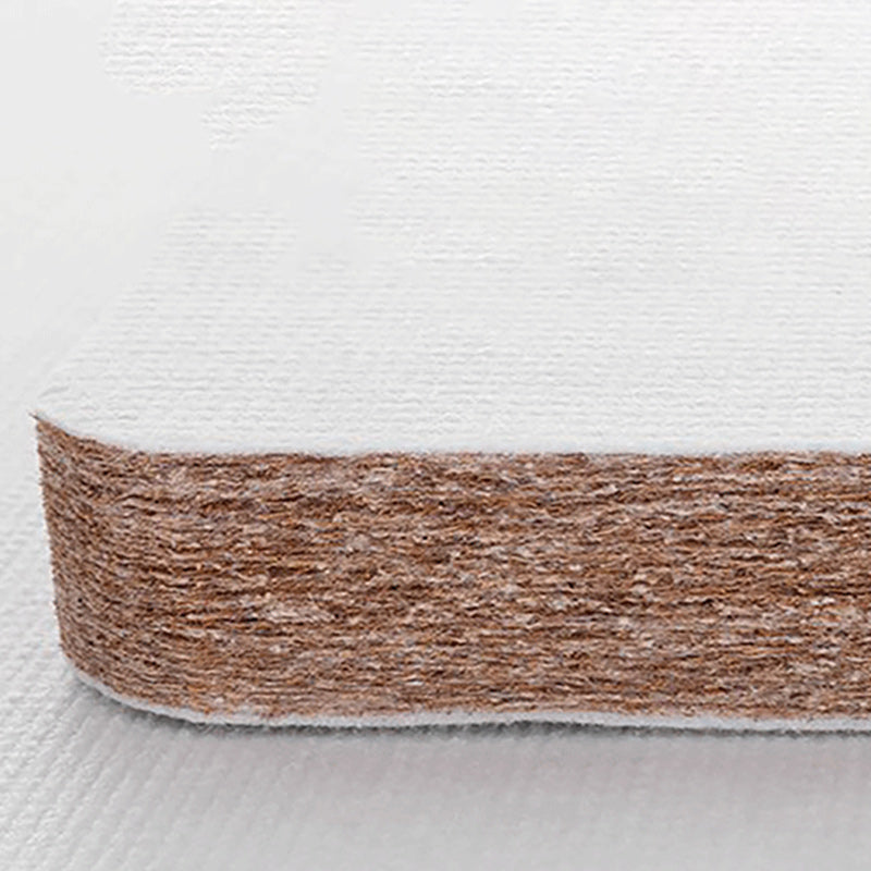 モダンフェイクレザースリーパーソファ布張りの正方形の腕ソファベッド