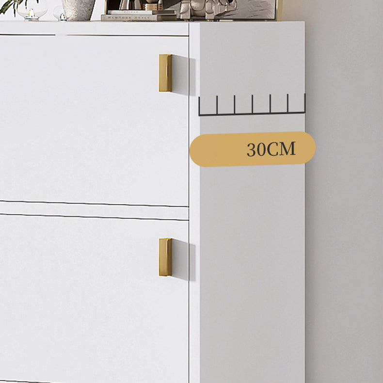 Modern Rectangle Chest White Wood Storage Cabinet with Drawer Clearhalo 'Cabinets & Chests' 'cabinets_chests' 'furn' 'furn_cabinets_chests' 'Furniture' 'Living Room Furniture' 6778616