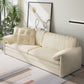 Pillow Top Arms Sleeper Sofa Scandinavian Upholstered Sofa Bed