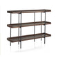 Wooden Standard Bookcase Industrial Open Back Bookshelf with Shelves Clearhalo 'Bookcases' 'furn' 'furn_bookcases' 'Furniture' 'Office Furniture' 6779091