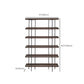 Wooden Standard Bookcase Industrial Open Back Bookshelf with Shelves Clearhalo 'Bookcases' 'furn' 'furn_bookcases' 'Furniture' 'Office Furniture' 6779099