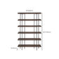 Wooden Standard Bookcase Industrial Open Back Bookshelf with Shelves Clearhalo 'Bookcases' 'furn' 'furn_bookcases' 'Furniture' 'Office Furniture' 6779101