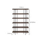 Wooden Standard Bookcase Industrial Open Back Bookshelf with Shelves Clearhalo 'Bookcases' 'furn' 'furn_bookcases' 'Furniture' 'Office Furniture' 6779102