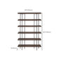 Wooden Standard Bookcase Industrial Open Back Bookshelf with Shelves Clearhalo 'Bookcases' 'furn' 'furn_bookcases' 'Furniture' 'Office Furniture' 6779103