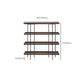 Wooden Standard Bookcase Industrial Open Back Bookshelf with Shelves Clearhalo 'Bookcases' 'furn' 'furn_bookcases' 'Furniture' 'Office Furniture' 6779105