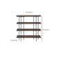 Wooden Standard Bookcase Industrial Open Back Bookshelf with Shelves Clearhalo 'Bookcases' 'furn' 'furn_bookcases' 'Furniture' 'Office Furniture' 6779109