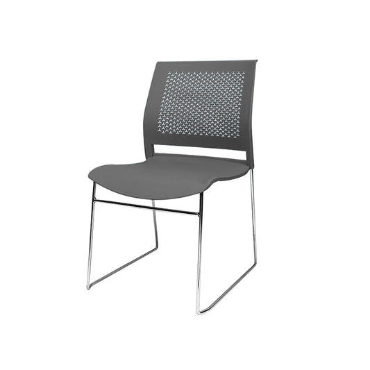 Contemporary Ergonomic Conference Chair Metal Office Chair without Arm Clearhalo 'furn' 'furn_office_chair' 'Furniture' 'Office Chairs' 'Office Furniture' 'office_chair' 6779237