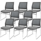 Contemporary Ergonomic Conference Chair Metal Office Chair without Arm Upholstered 8 Piece Set Gray Clearhalo 'furn' 'furn_office_chair' 'Furniture' 'Office Chairs' 'Office Furniture' 'office_chair' 6779252