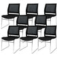 Contemporary Ergonomic Conference Chair Metal Office Chair without Arm Upholstered Not Included 8 Piece Set Black Clearhalo 'furn' 'furn_office_chair' 'Furniture' 'Office Chairs' 'Office Furniture' 'office_chair' 6779262
