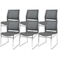Contemporary Ergonomic Conference Chair Metal Office Chair without Arm Upholstered Not Included 6 Piece Set Gray Clearhalo 'furn' 'furn_office_chair' 'Furniture' 'Office Chairs' 'Office Furniture' 'office_chair' 6779266