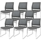 Contemporary Ergonomic Conference Chair Metal Office Chair without Arm Upholstered Not Included 8 Piece Set Gray Clearhalo 'furn' 'furn_office_chair' 'Furniture' 'Office Chairs' 'Office Furniture' 'office_chair' 6779267