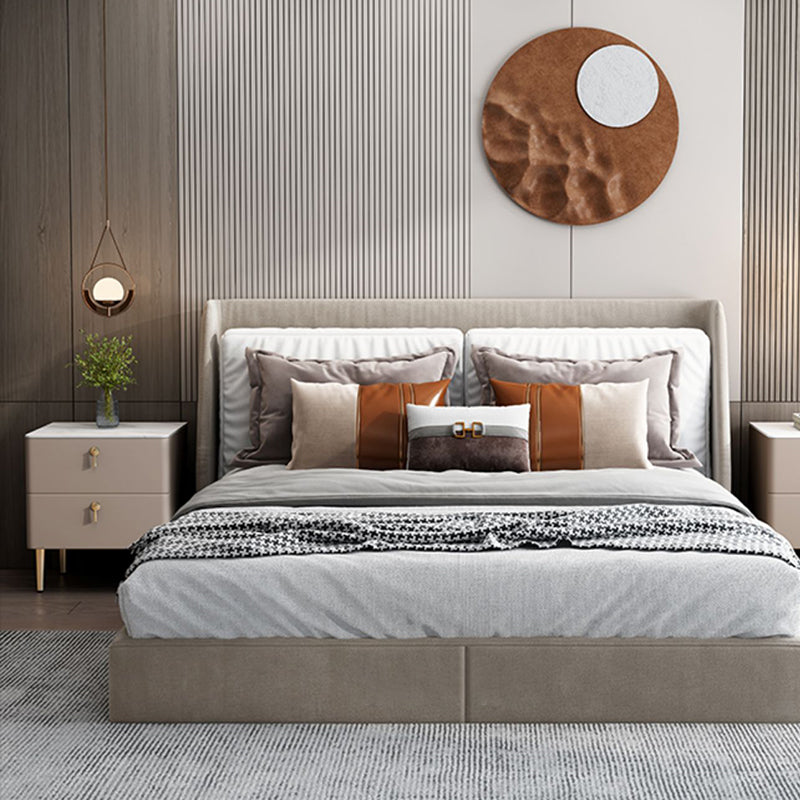 Klassischer Glamakzenttisch Nachttisch Stein Nachttschrank mit Schubladen