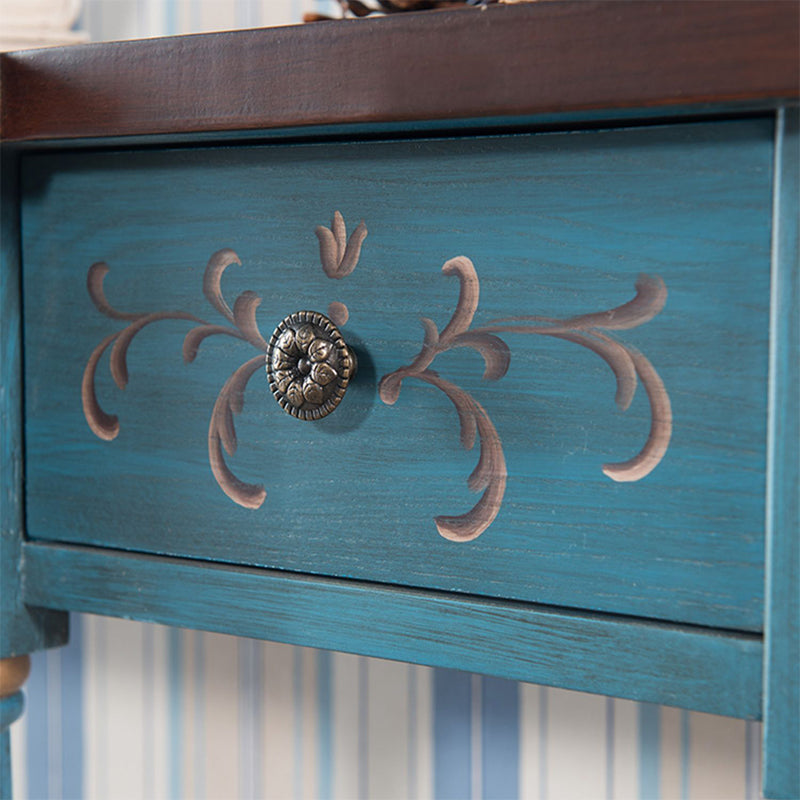 Mesa de acento de madera francesa mesa de acento rectangular mesa de consola de sofá para hall