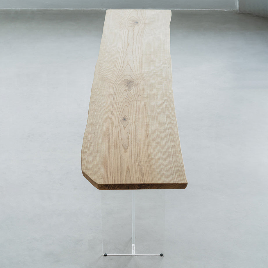 Rectangle Ash Solid Wood Bar Dining Table Double Pedestal Bar Table for Living Room Clearhalo 'Bar Furniture' 'Bar Tables' 'bar_tables' 'furn' 'furn_bar_tables' 'Furniture' 'Kitchen & Dining Furniture' 6779796