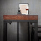 Industrial Rectangle Bistro Bar Table Solid Wood Bar Table for Dining Room