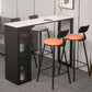 Modern Bistro Bar Table Sintered Stone Bar Table with Storage Clearhalo 'Bar Furniture' 'Bar Tables' 'bar_tables' 'furn' 'furn_bar_tables' 'Furniture' 'Kitchen & Dining Furniture' 6779880