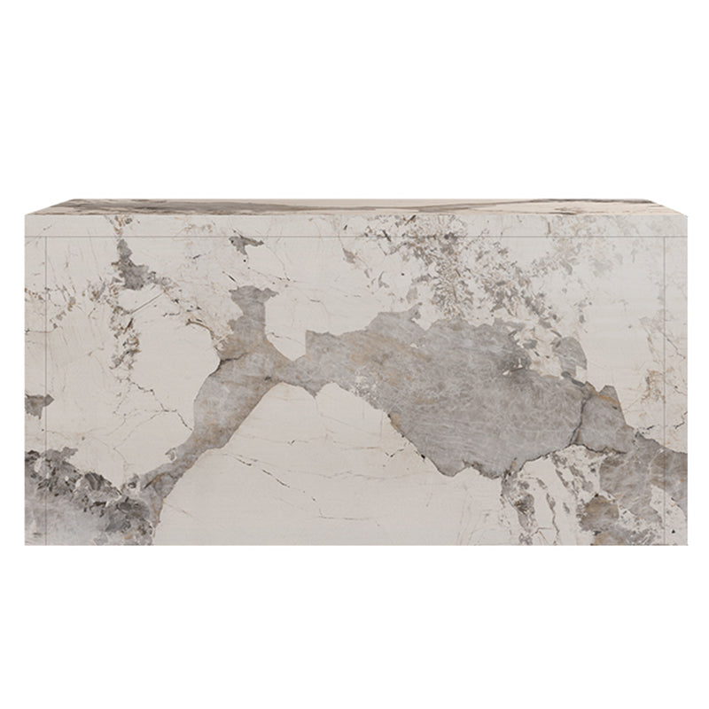 Modern Bistro Bar Table Sintered Stone Bar Table for Living Room Beige Pandora Gold Clearhalo 'Bar Furniture' 'Bar Tables' 'bar_tables' 'furn' 'furn_bar_tables' 'Furniture' 'Kitchen & Dining Furniture' 6779925