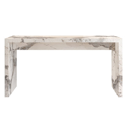 Modern Bistro Bar Table Sintered Stone Bar Table for Living Room White Pandora Gold Clearhalo 'Bar Furniture' 'Bar Tables' 'bar_tables' 'furn' 'furn_bar_tables' 'Furniture' 'Kitchen & Dining Furniture' 6779932