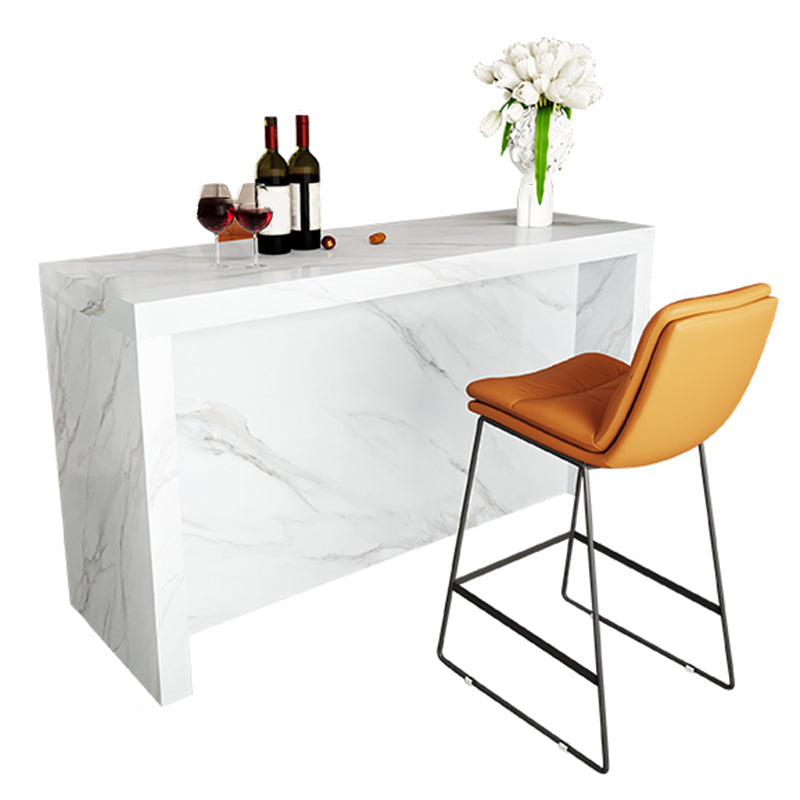 Modern Bistro Bar Table Sintered Stone Bar Table for Living Room Clearhalo 'Bar Furniture' 'Bar Tables' 'bar_tables' 'furn' 'furn_bar_tables' 'Furniture' 'Kitchen & Dining Furniture' 6779933