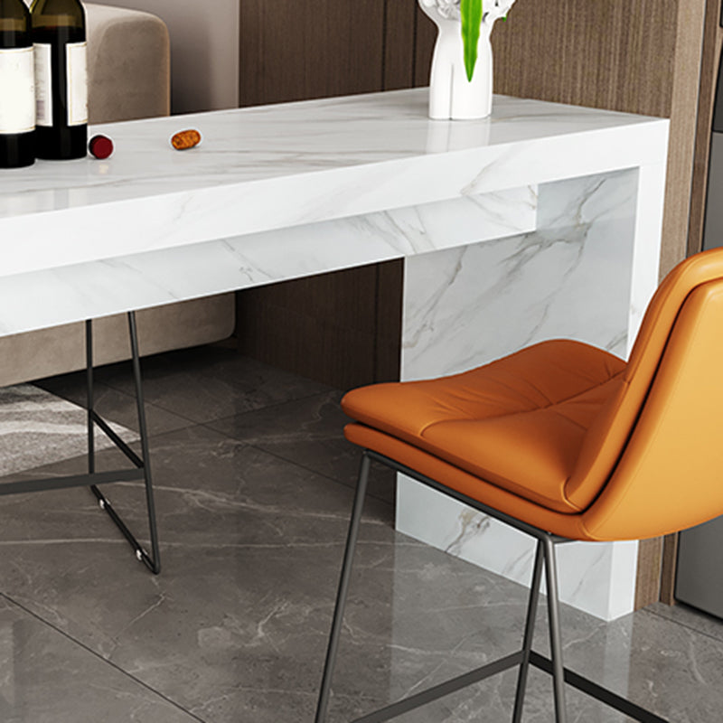 Modern Bistro Bar Table Sintered Stone Bar Table for Living Room Clearhalo 'Bar Furniture' 'Bar Tables' 'bar_tables' 'furn' 'furn_bar_tables' 'Furniture' 'Kitchen & Dining Furniture' 6779937