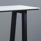 Rectangle Bar Table Sintered Stone Dining Table with Metal Base for Kitchen Clearhalo 'Bar Furniture' 'Bar Tables' 'bar_tables' 'furn' 'furn_bar_tables' 'Furniture' 'Kitchen & Dining Furniture' 6779957