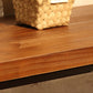 Industrial Solid Wood Bar Table Trestle Base Dining Table for Bistro