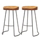 INDUSTRIAL 1/2/6 Piezas Mesa de mesa de barras Mesa de madera con taburetes altos