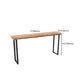 INDUSTRIAL 1/2/6 Piezas Mesa de mesa de barras Mesa de madera con taburetes altos